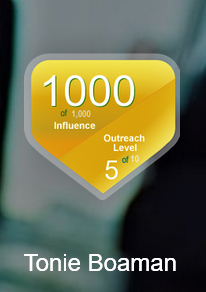 Kred is composed of two scores: Influence and Outreach.

Kred scores reflect Trust and Generosity, the foundations of strong relationships. All of our Kred badges show Influence Scores on the upper left and Outreach Levels on the lower right. 